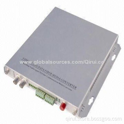 1 Channel Video/1 Duplex Audio to Fiber, SM FC, 20km, Optic Video converter